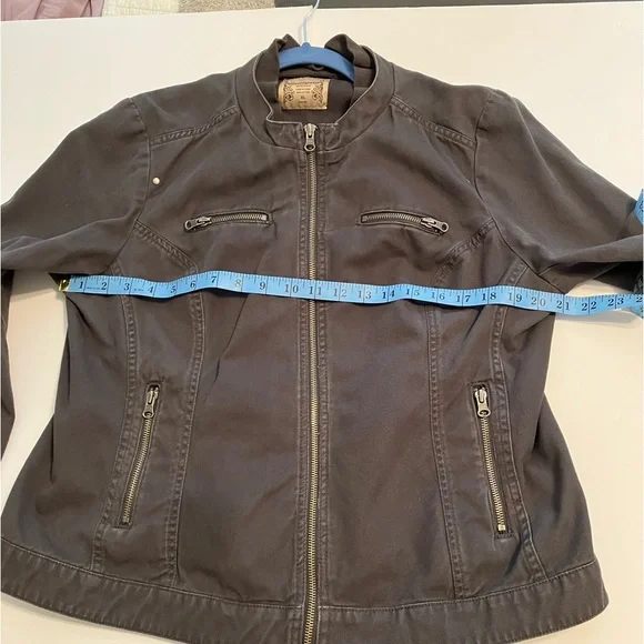 Ruff Hewn Medium Gray Jacket VGUC Sz XL - Picture 10 of 12